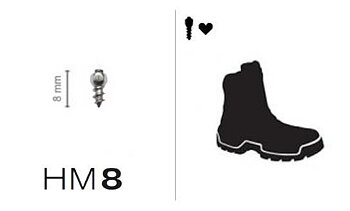 HM08 Shoestuds(Carbide) 24pcs PinPack