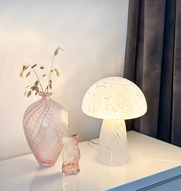  Aneta Lighting-MUSHI bordslampa stor, vit - - 2