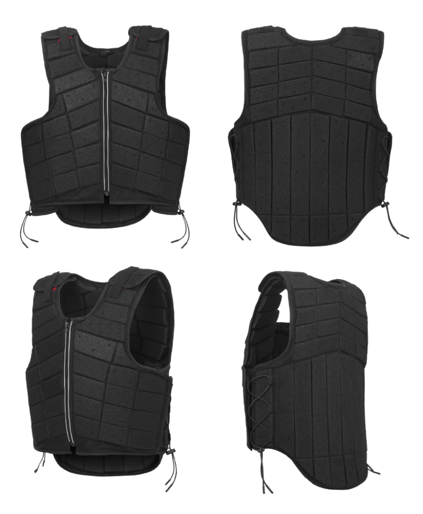 Equipage Kids Khari body protector Svart (XS)