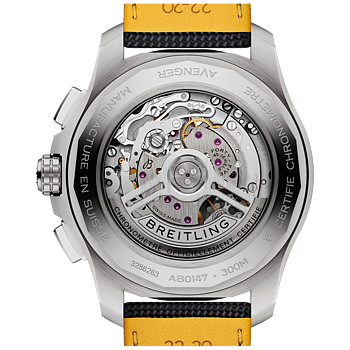 Breitling AB0147101B1X1 Avenger B01 Chronograph 44 svart bakdsida