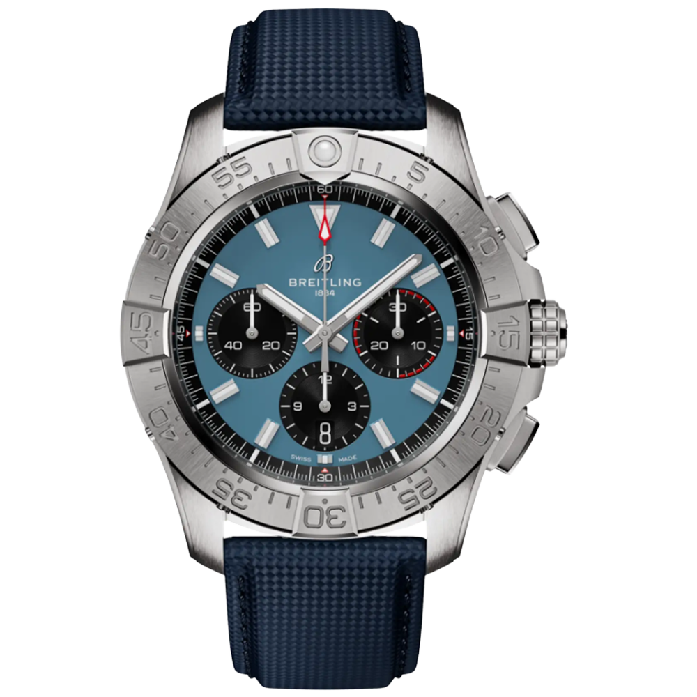 Breitling AB0147101C1X1 Avenger B01 Chronograph 44 blå 