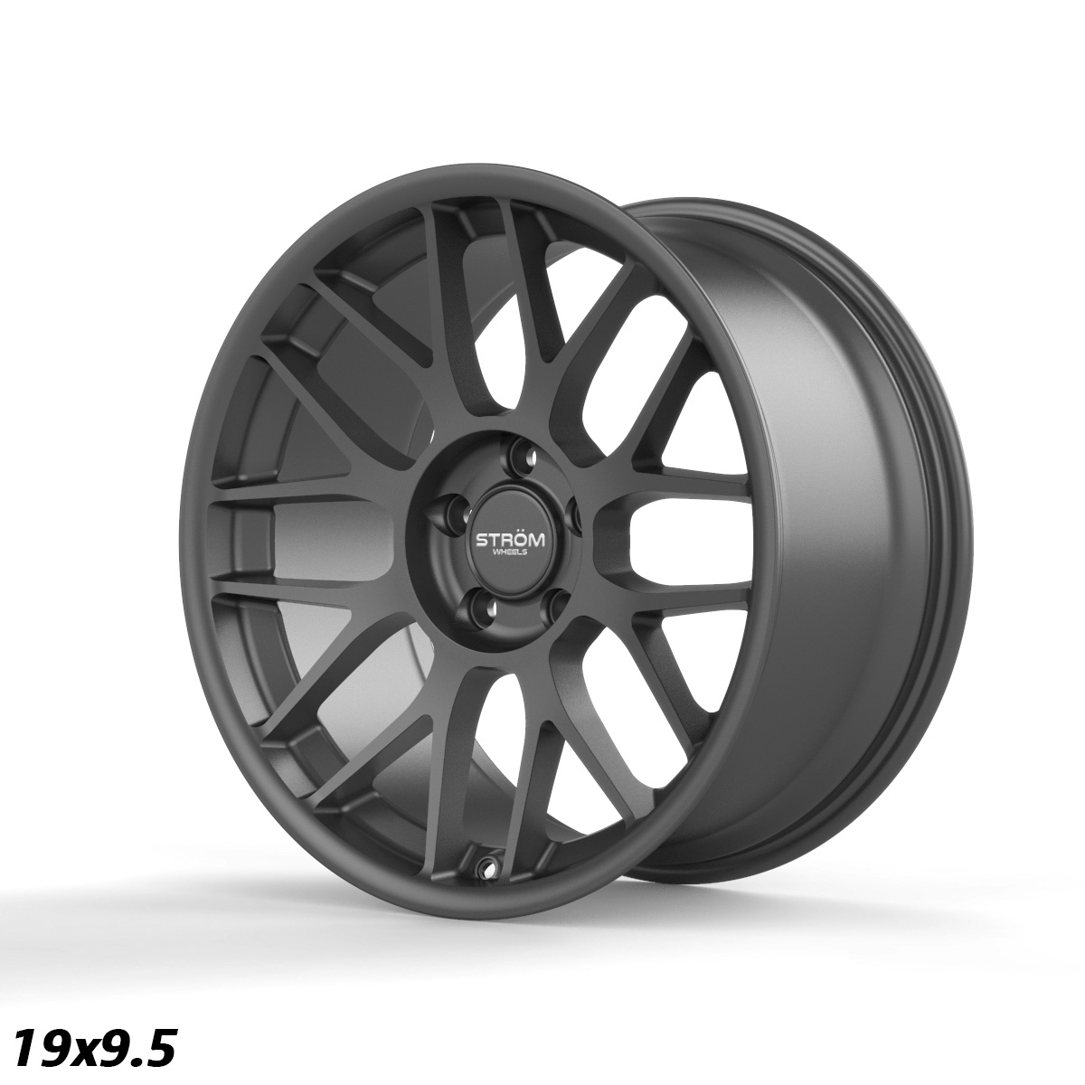 19" Ström STR2 Satin gunmetal 5x120 - 2