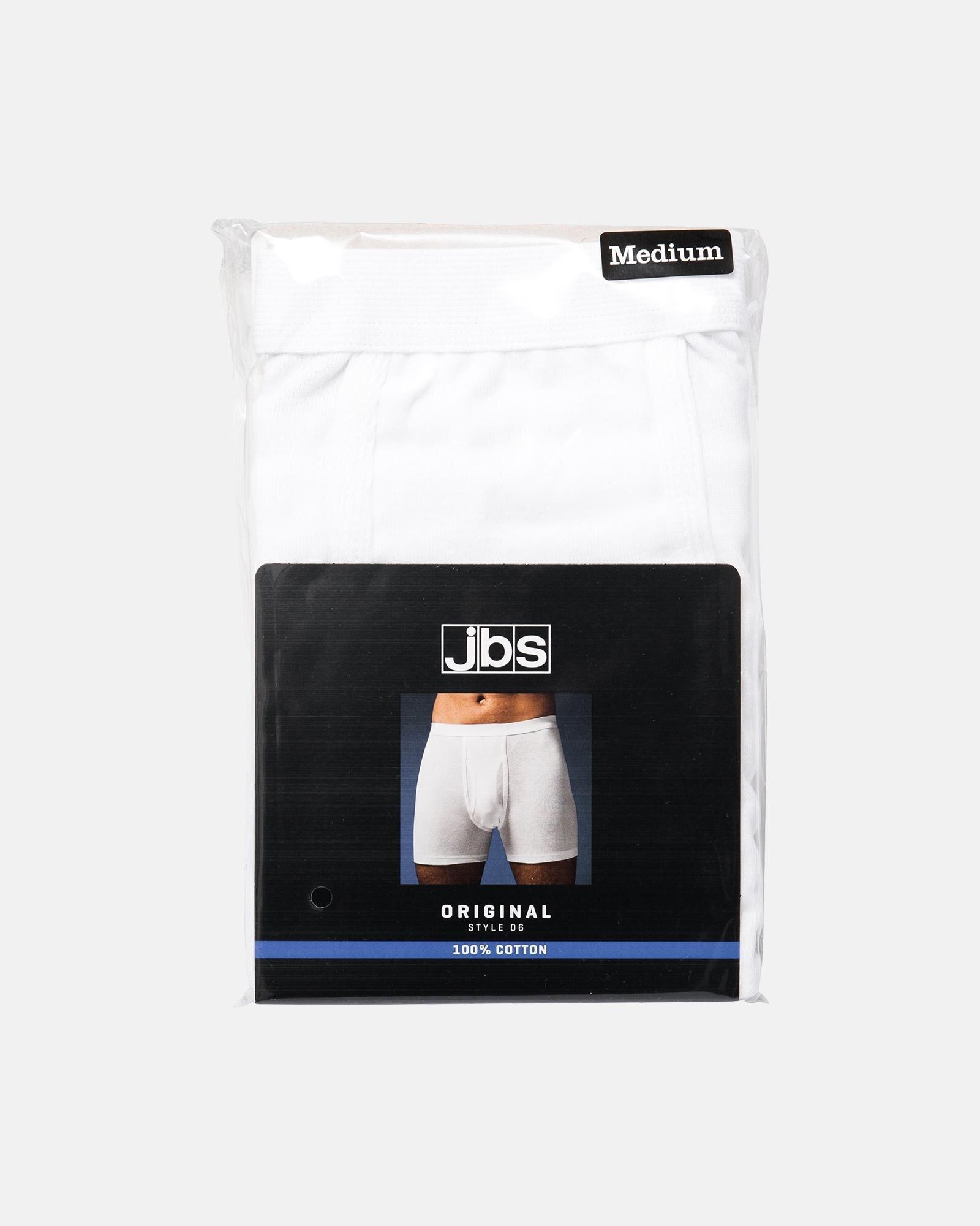 JBS Original - Boxer with fly - White - 6