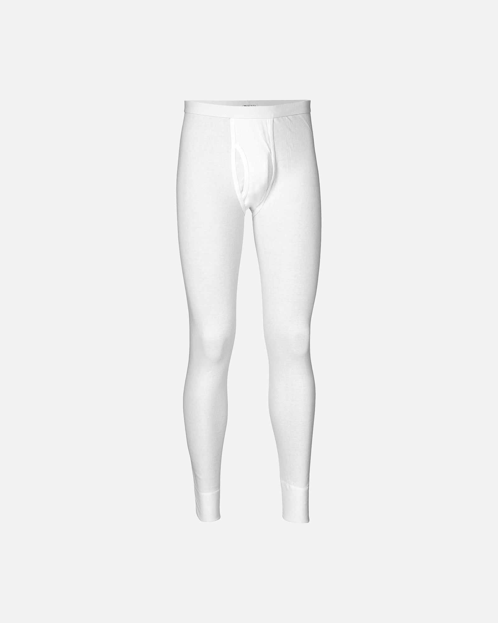 JBS Original - Long Johns with fly - White