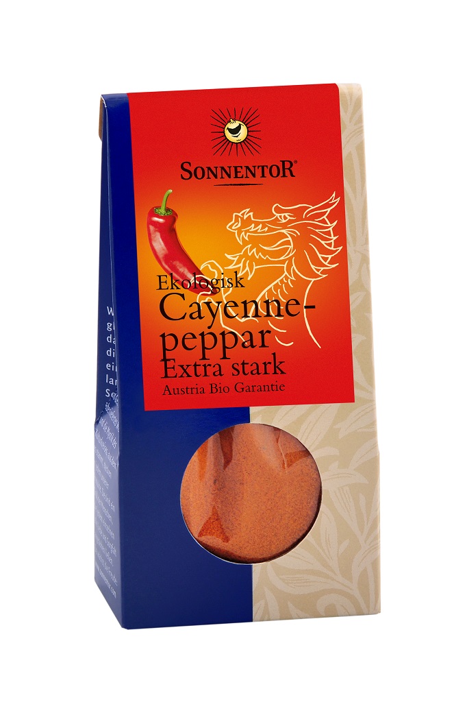 Cayenne-peppar 40g - Sonnentor
