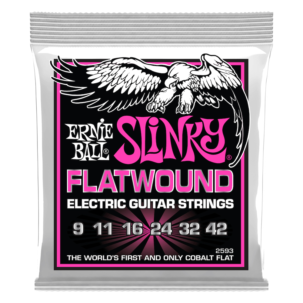 Ernie Ball EB-2593 Super Slinky Flatwound 009-042