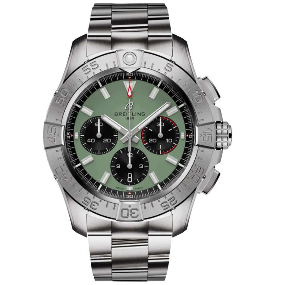 Breitling AB0147101L1A1 Avenger B01 Chronograph 44 grön 