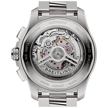 Breitling AB0147101L1A1 Avenger B01 Chronograph 44 grön baksida