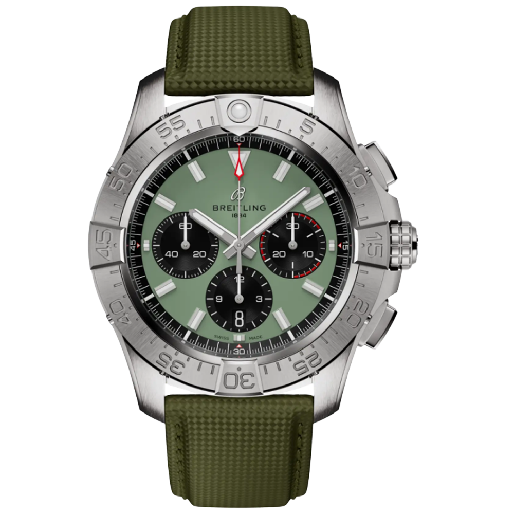 Breitling AB0147101L1X1 Avenger B01 Chronograph 44 grön 