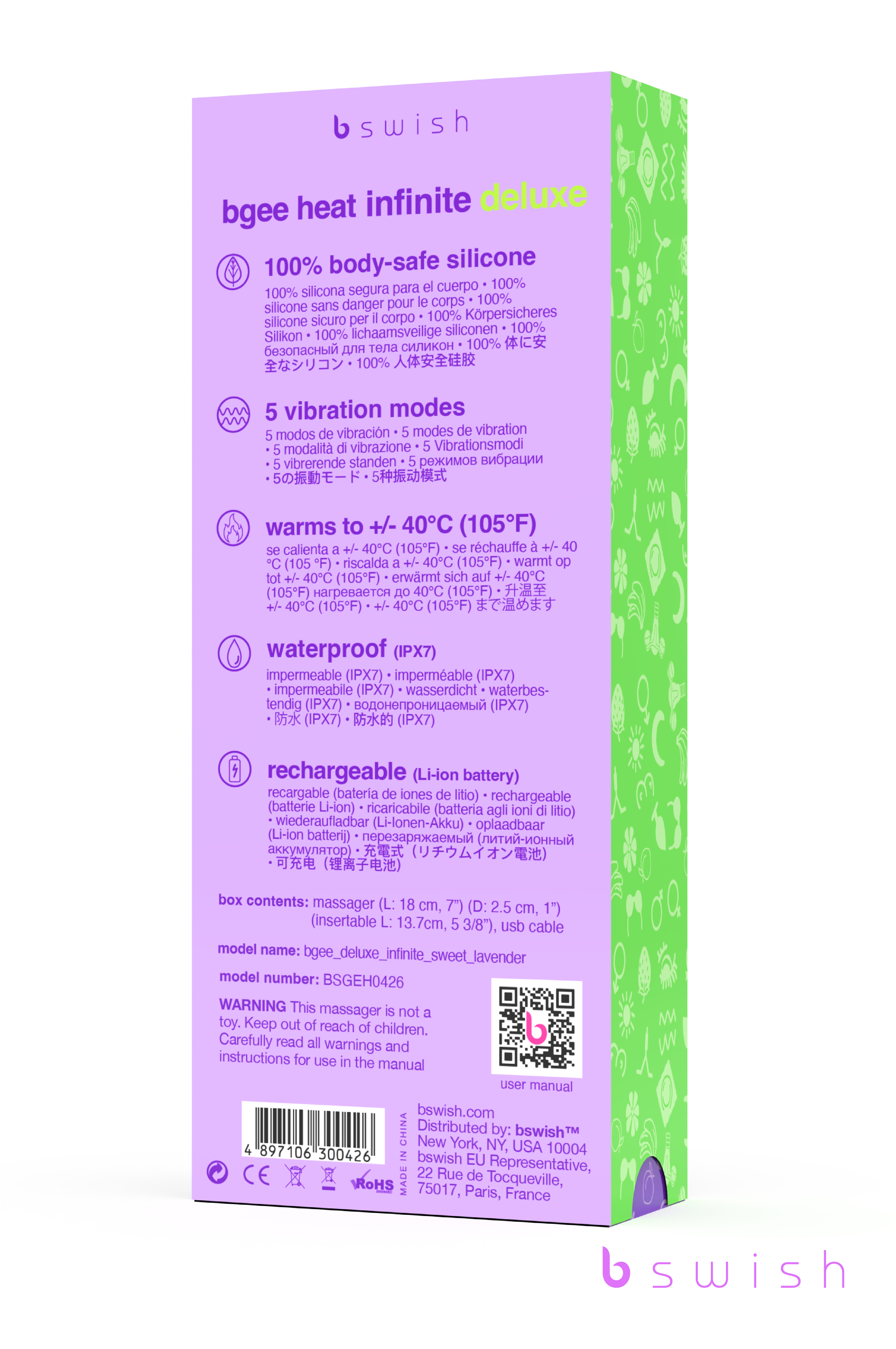 B Swish Bgee Infinite Deluxe Lavender - 5
