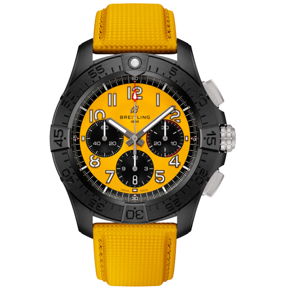 Breitling SB0147101I1X1 Avenger B01 Chronograph 44 Night Mission gul