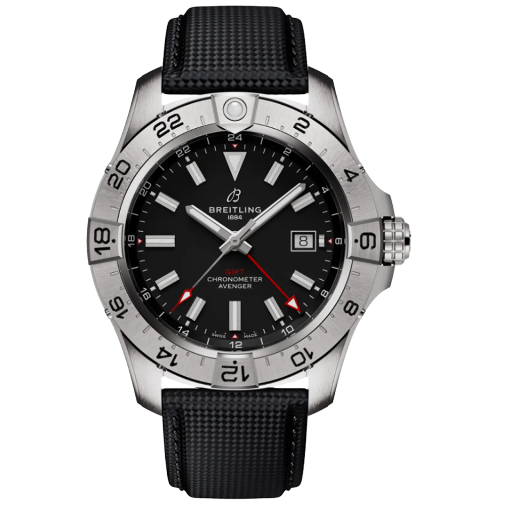 Breitling A32320101B1X1 Avenger Automatic GMT 44 svart