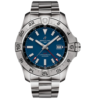 Breitling A32320101C1A1 Avenger Automatic GMT 44 blå 