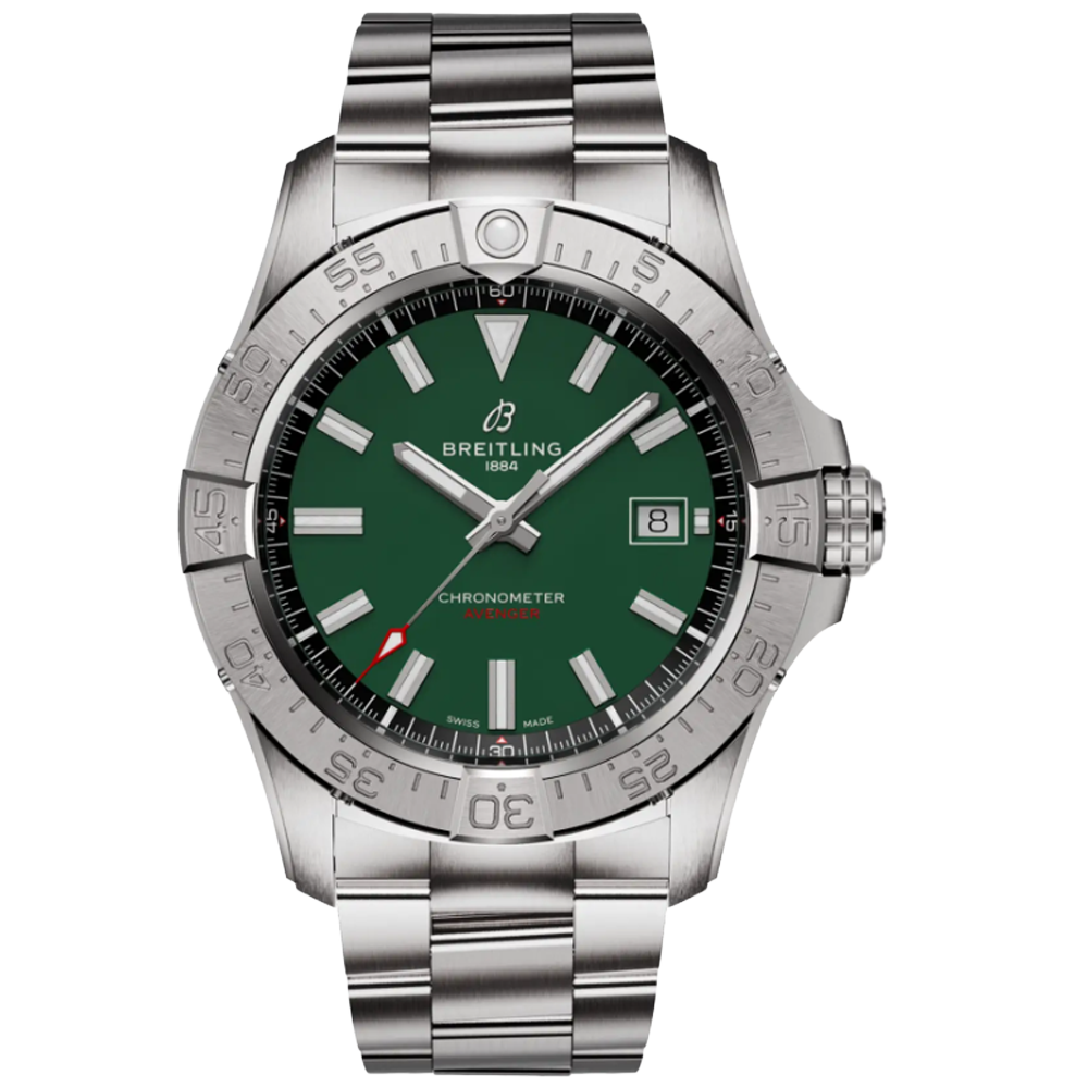 Breitling A17328101L1A1 Avenger Automatic 42 grön 