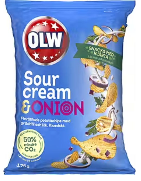 OLW Sourcream & Onion 175g Robbis Hobby Shop