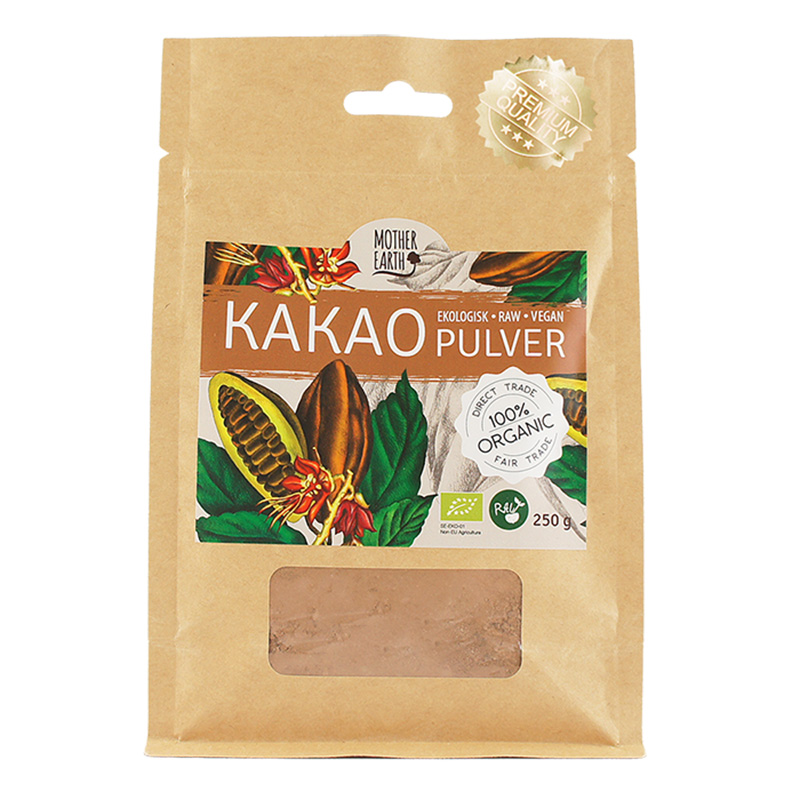 Premium Kakaopulver Pangoa Raw & Eko - Mother Earth