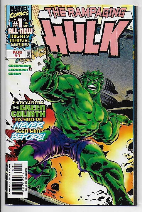 Rampaging Hulk # 1 VF 1st Issue