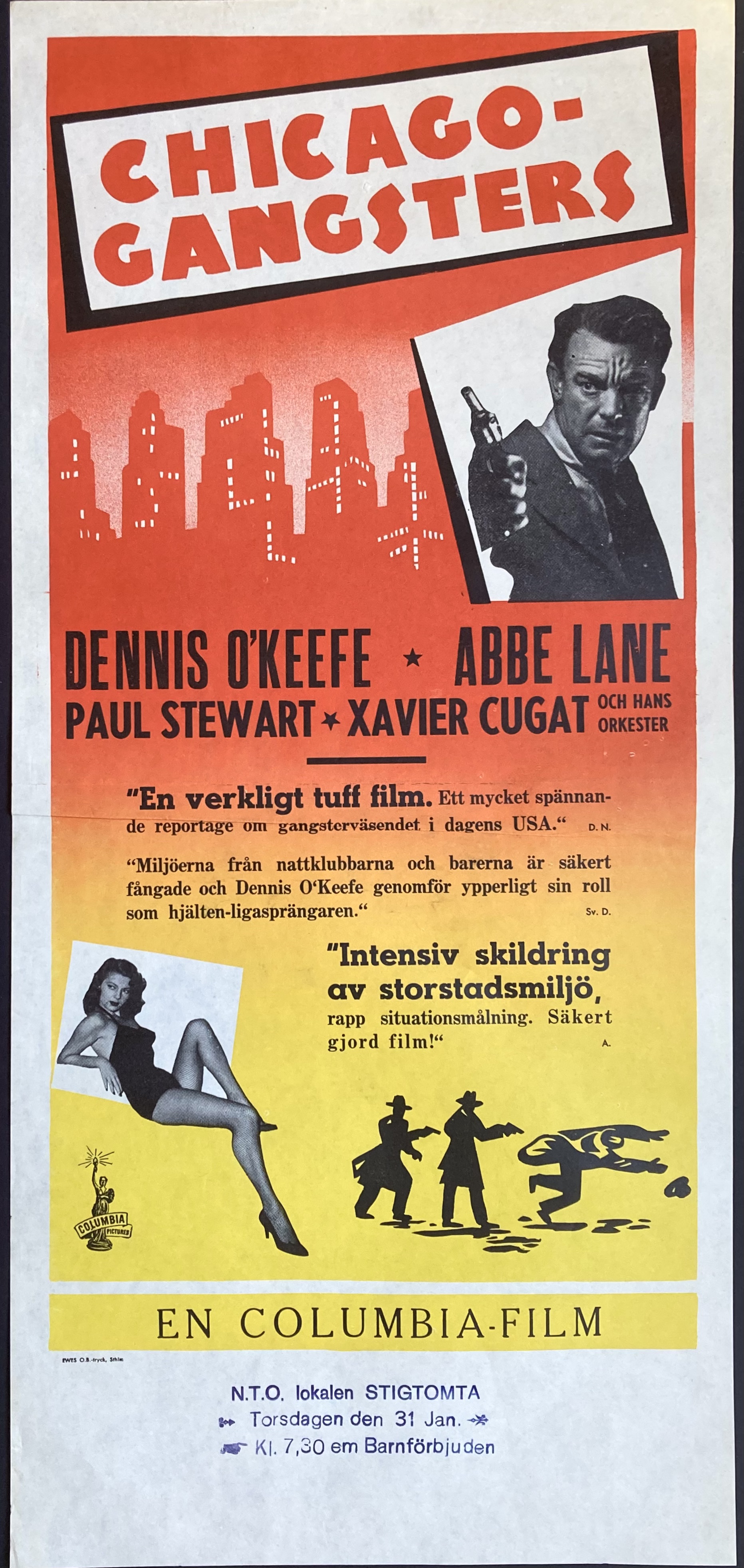 Nostalgipalatset CHICAGO SYNDICATE (1955)