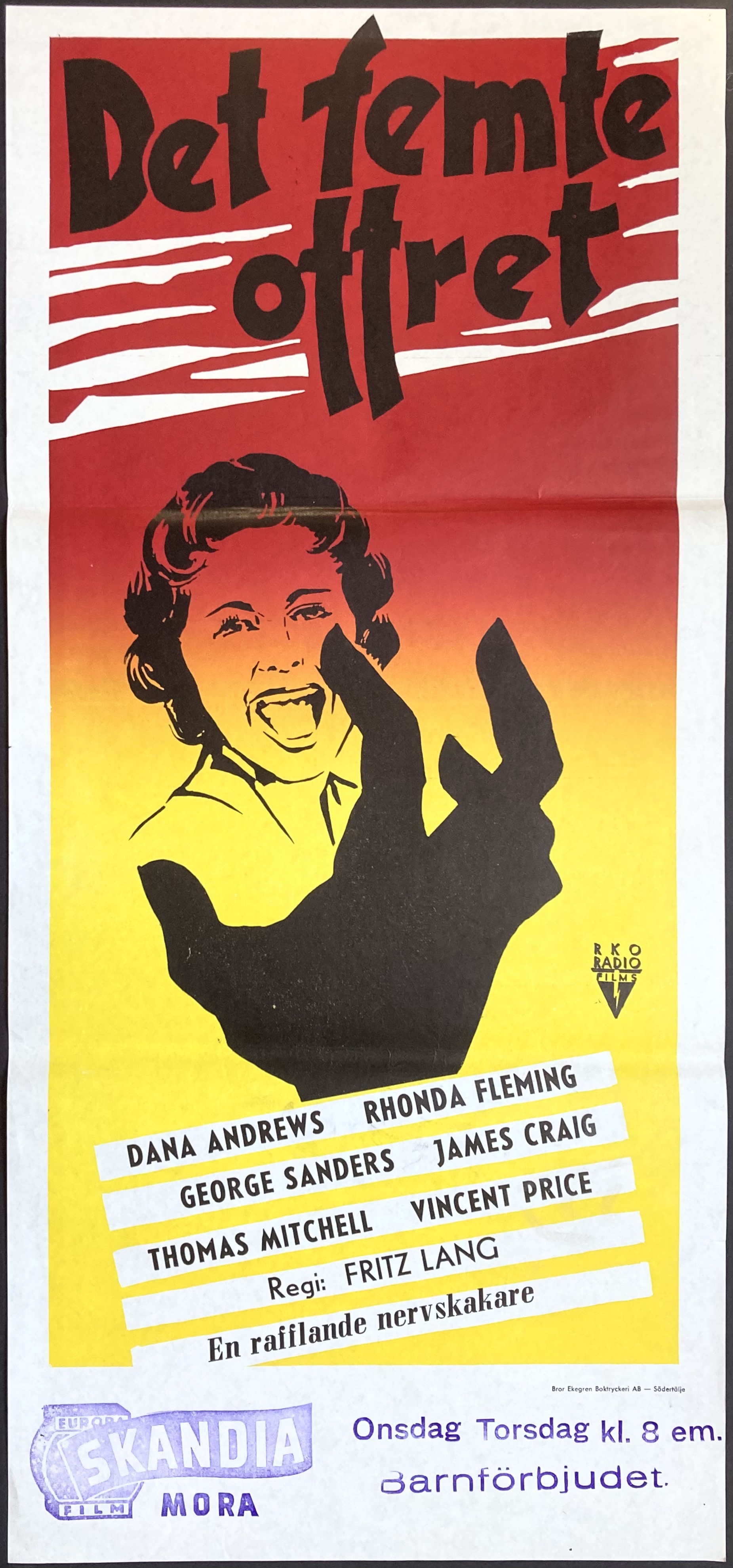 DET FEMTE OFFRET (1956)
