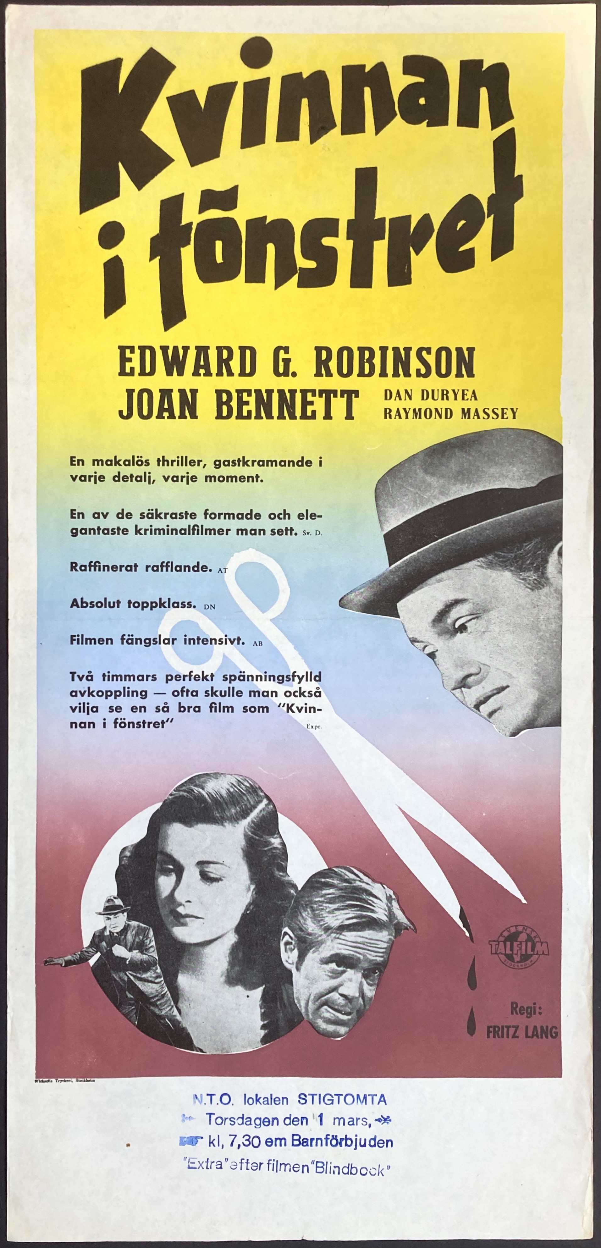 KVINNAN I FÖNSTRET (1944)