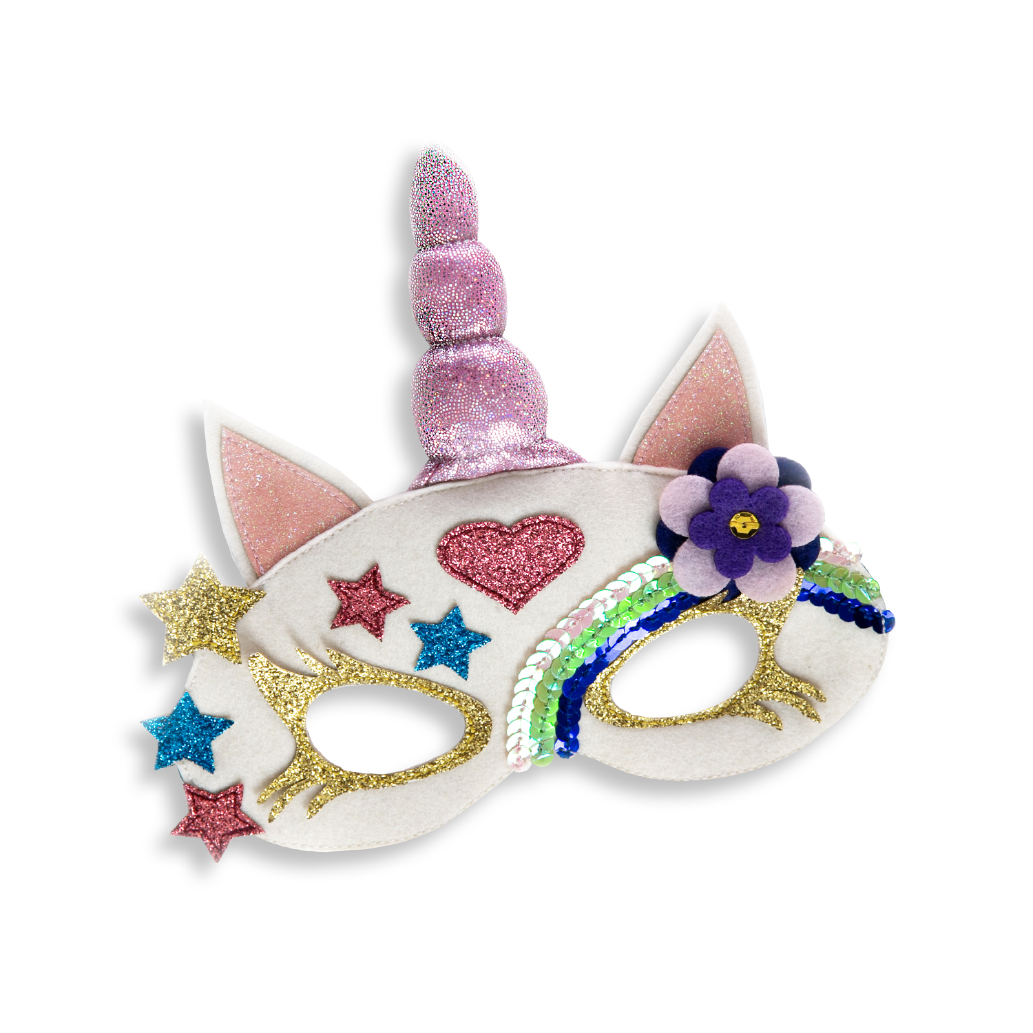 Mask Enhörning rosa