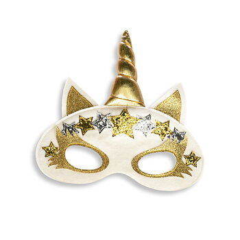 Mask Enhörning guld