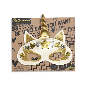 Mask Enhörning guld
