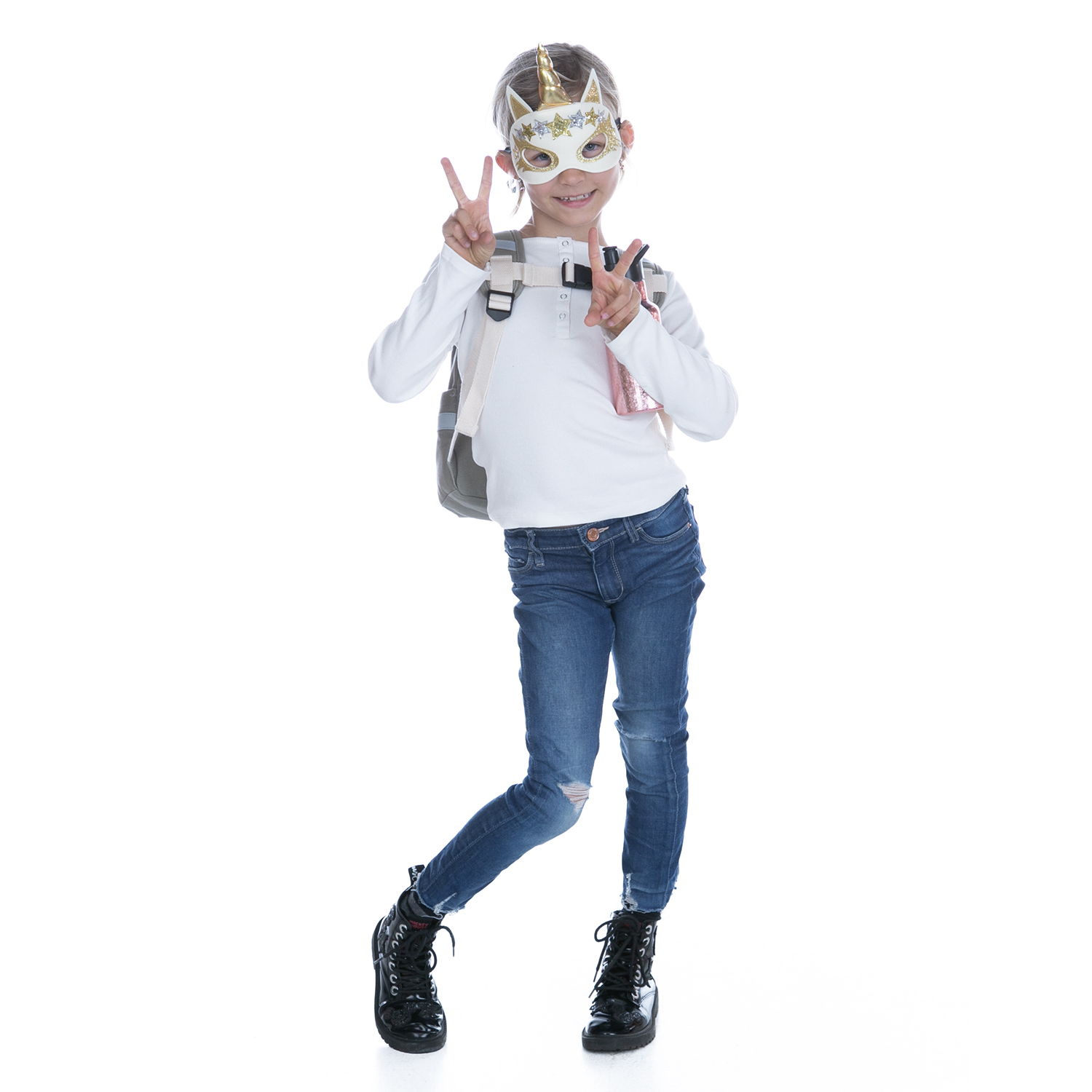 Mask Enhörning guld - 3