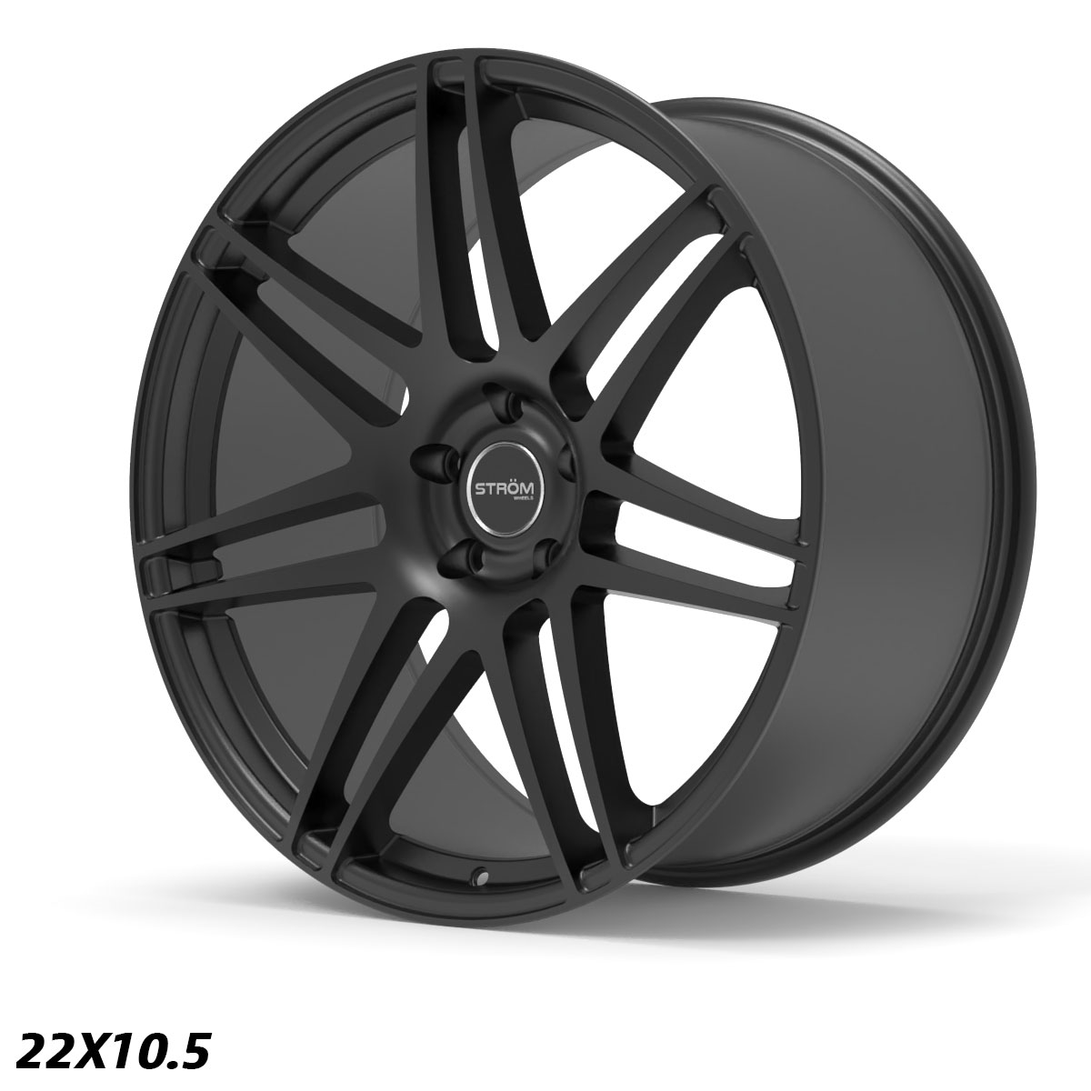 22" Ström STR3 Satin black 5x120