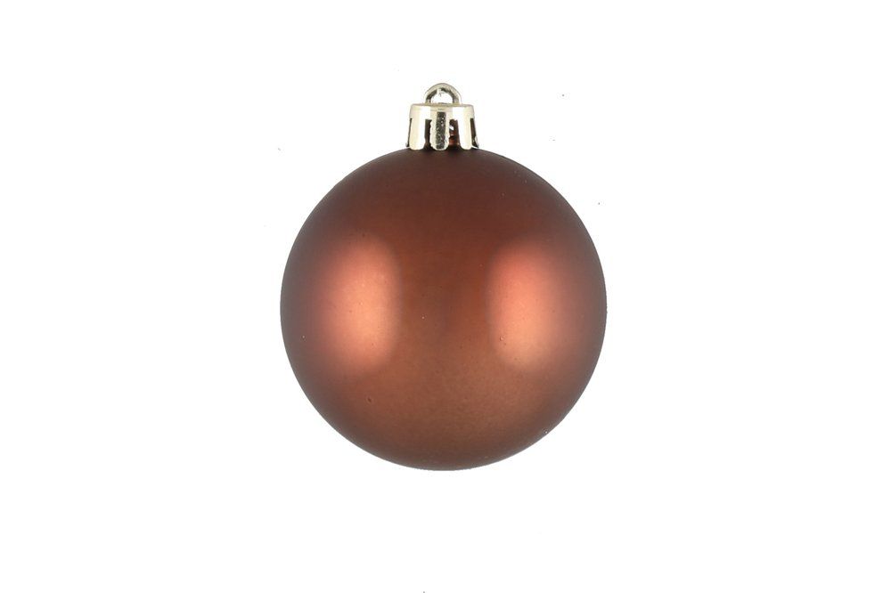 Julgranskulor 6 cm 9 st. brun mix - 4
