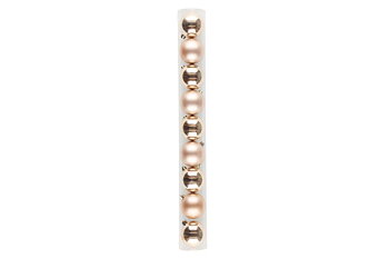 Julgranskulor 6 cm 9 st. champagnemix