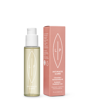 Lip Intimate Care  Cleansing + Moisturising Oil, Prebiotic + Postbiotic