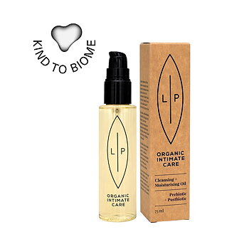 Lip Intimate Care  Cleansing + Moisturising Oil, Prebiotic + Postbiotic