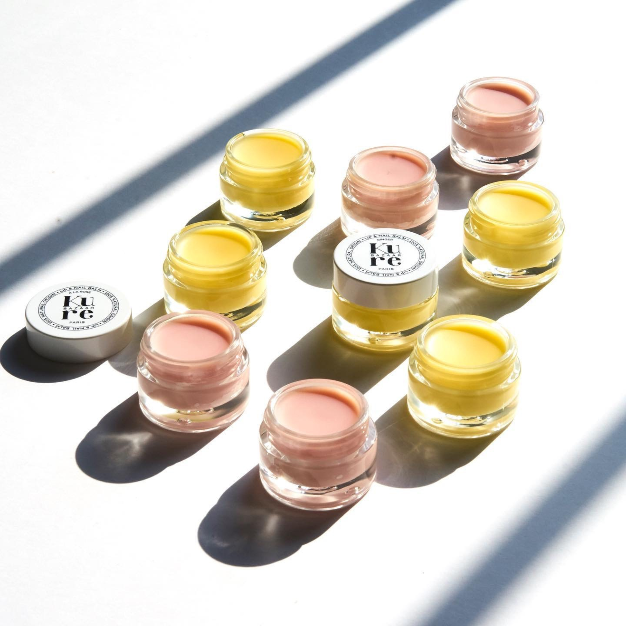 Kure Bazaar Lip and Nail Balm Rose 15ml - 3