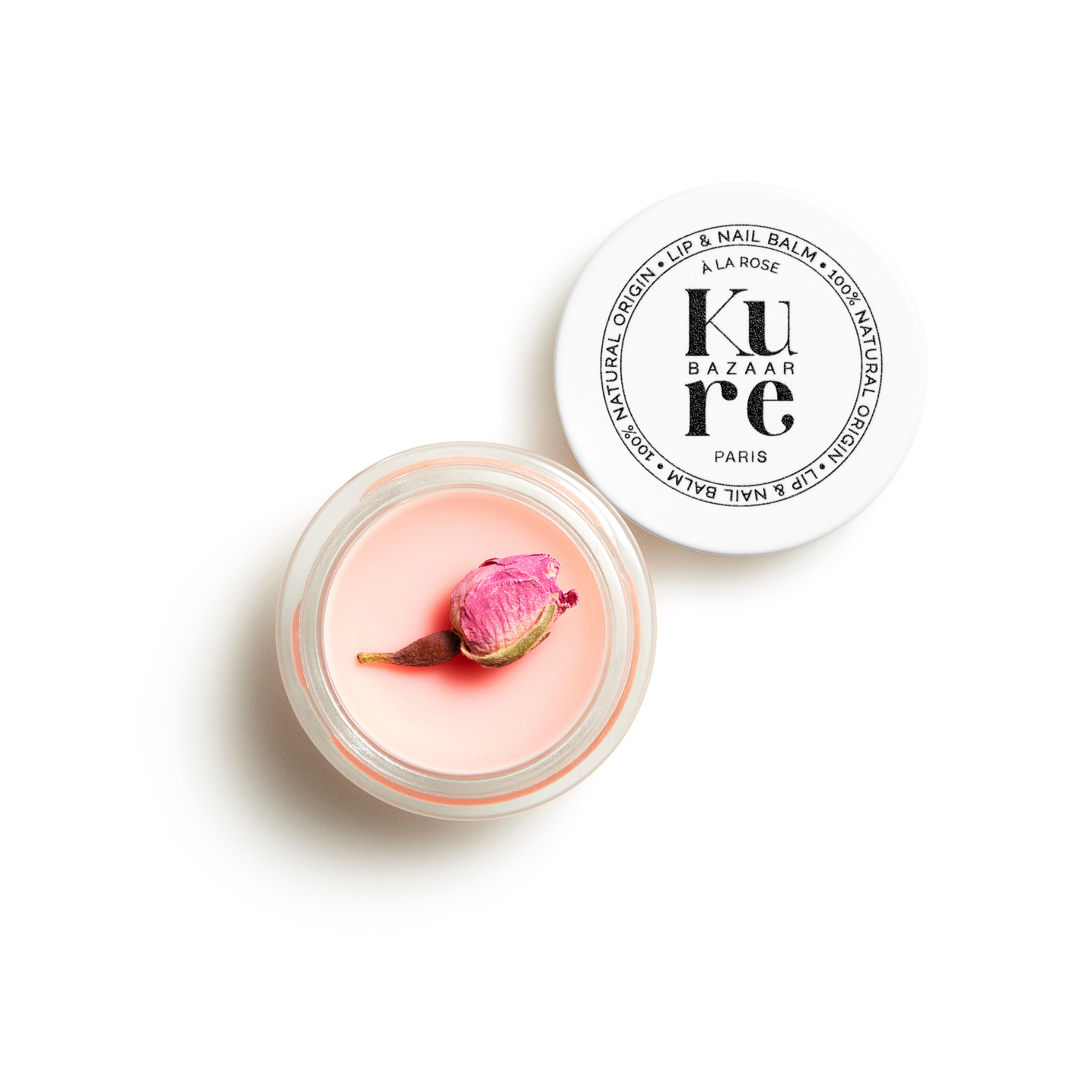 Kure Bazaar Lip and Nail Balm Rose 15ml - 2