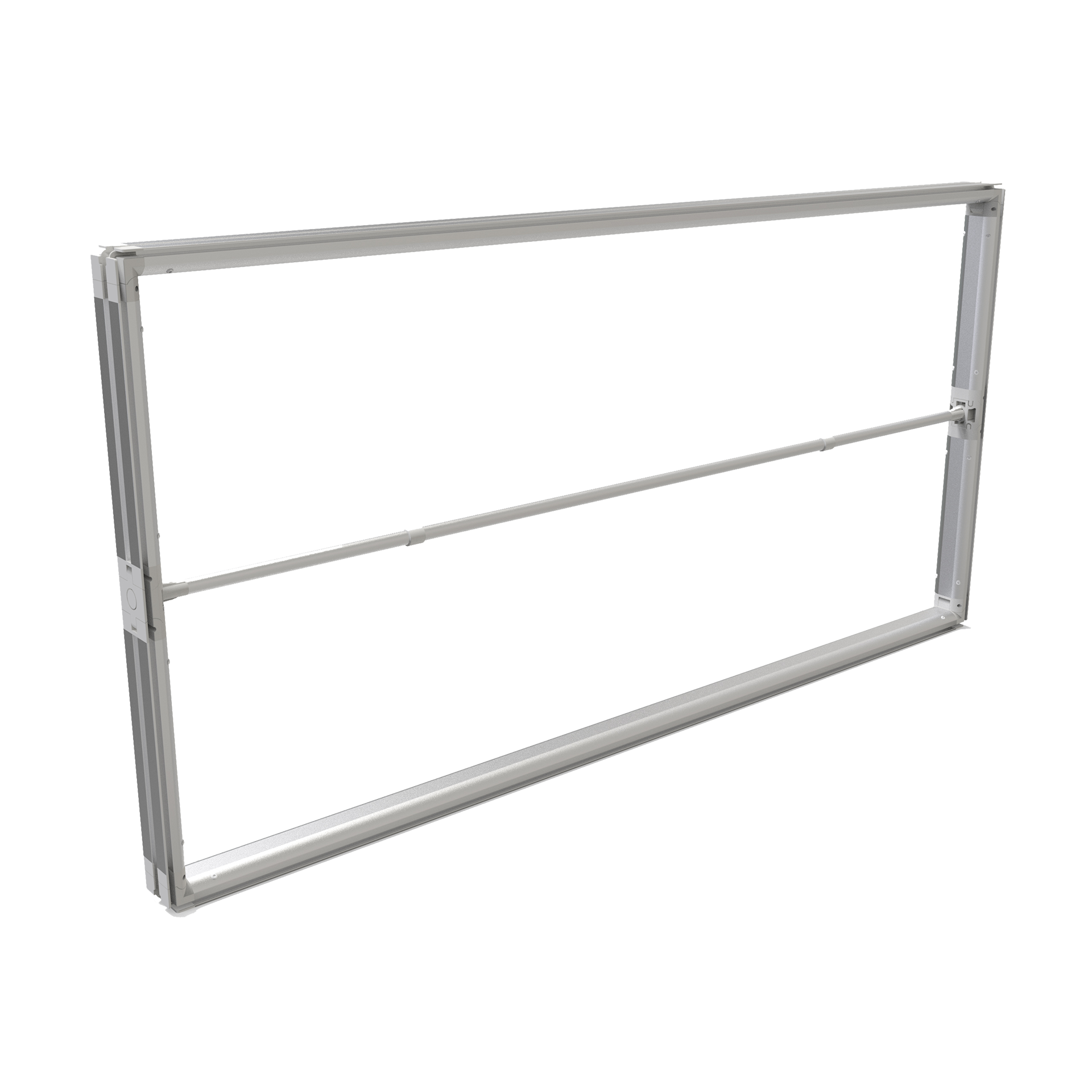 FastFrame™ Displaysystem inkl. 2 textildukar L 100 x H 50 cm 2-pack - 2
