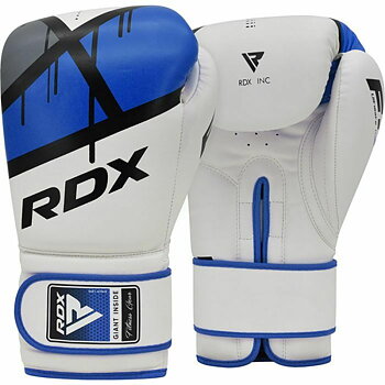 RDX Boxhandske F7, Vit/Blå 10-16 oz