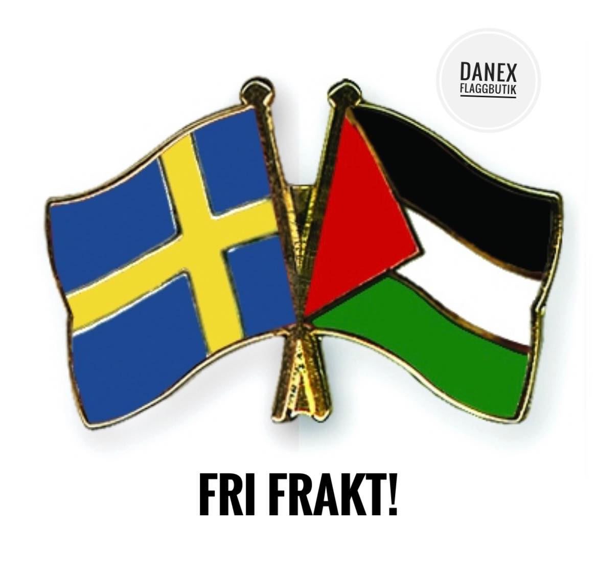 Pins Sverige / Palestina  - 2