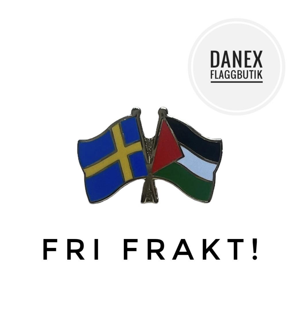 Pins Sverige / Palestina 