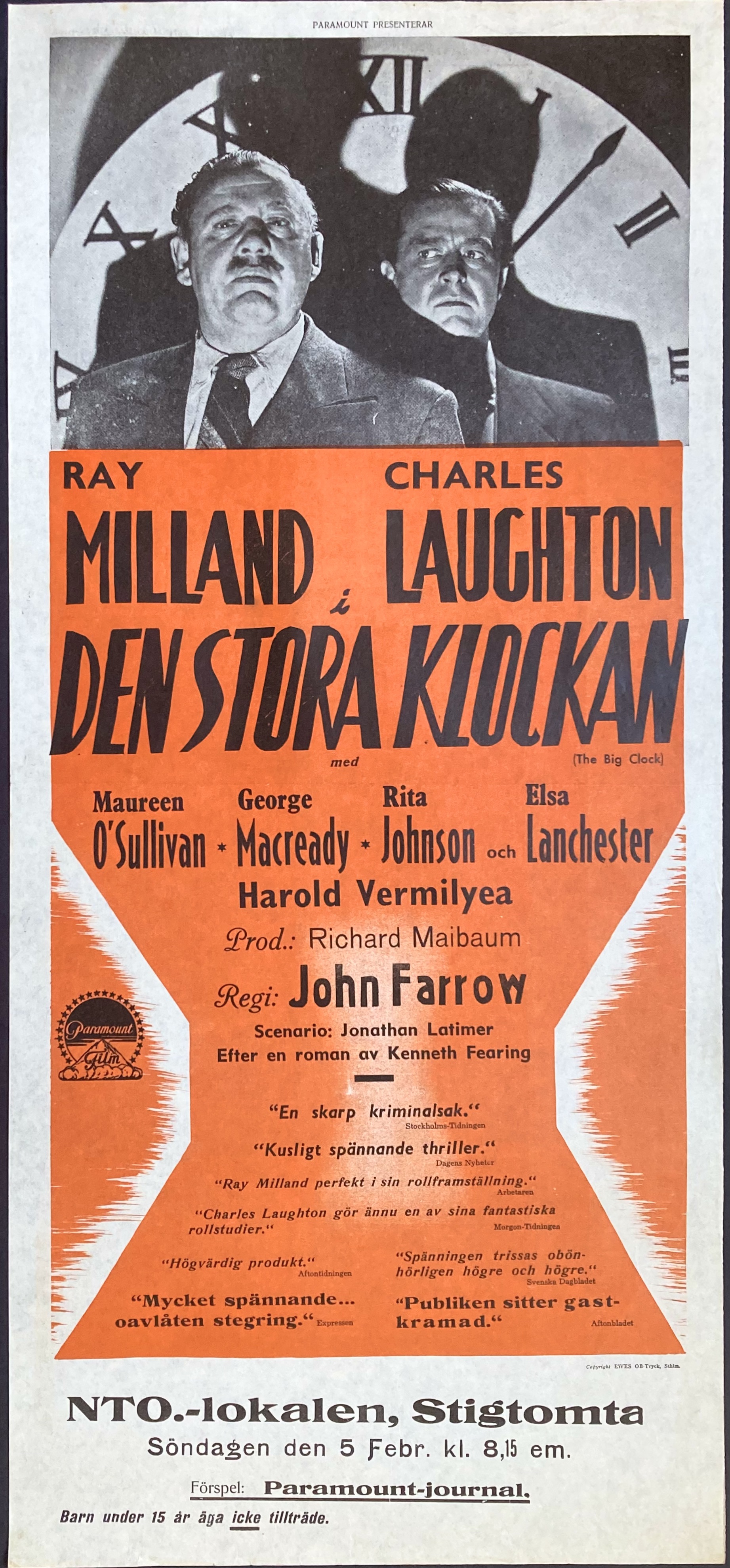 THE BIG CLOCK (1948)