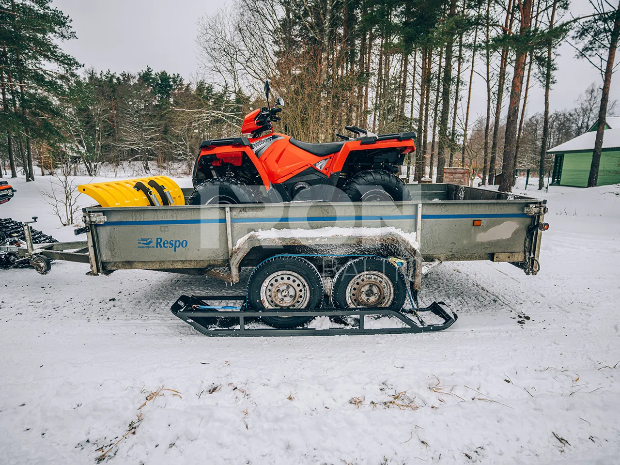 Skidor för boggivagnar - 5
