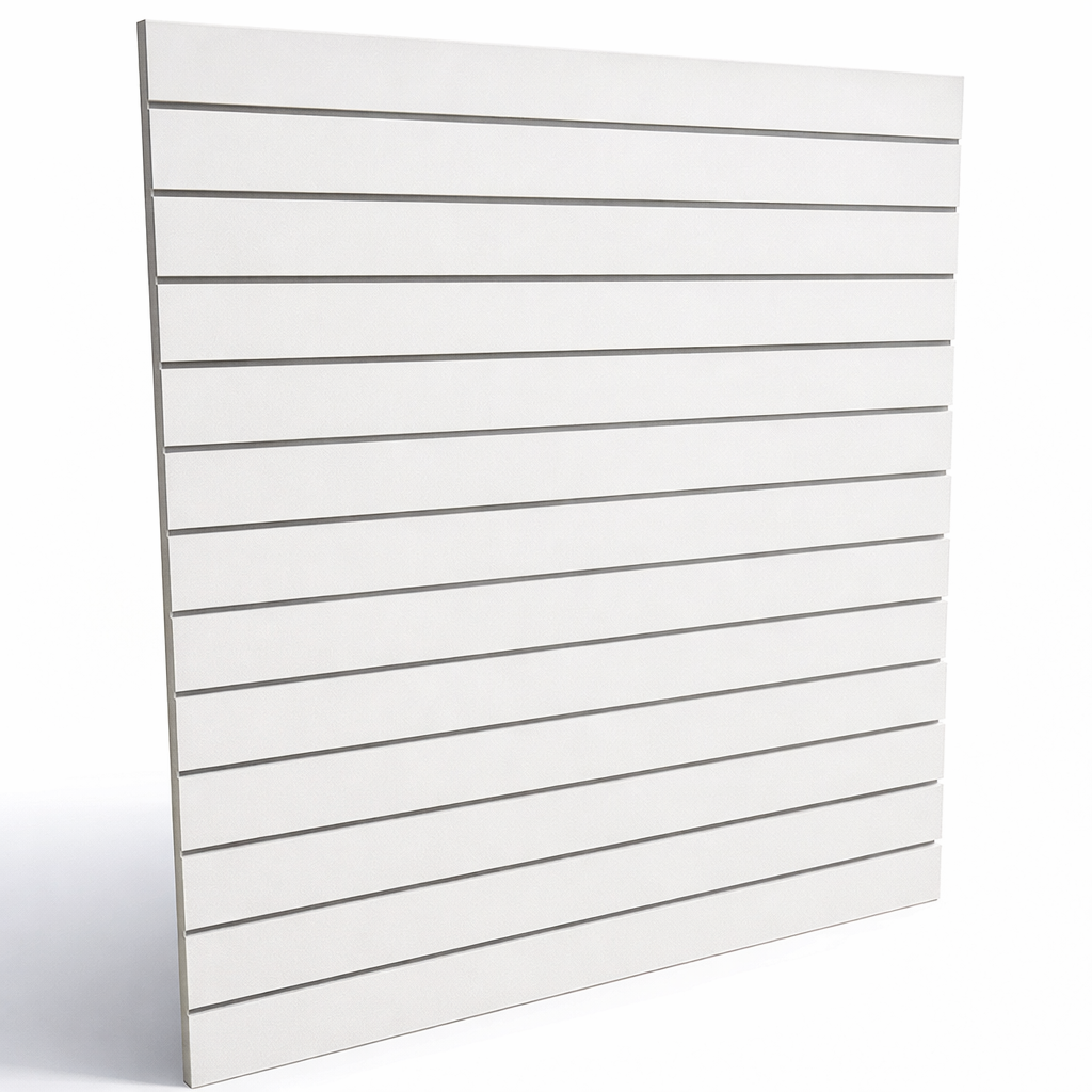 Tillfälligt parti!- Spårpanel 1200 x 1200mm, Vit. Svensk tillverkad! - 2