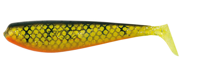 Fox Rage Zander Pro Shad 14cm UV Ultra är en jigg för stora gösar och gäddor. Gösjiggens färg: natural perch