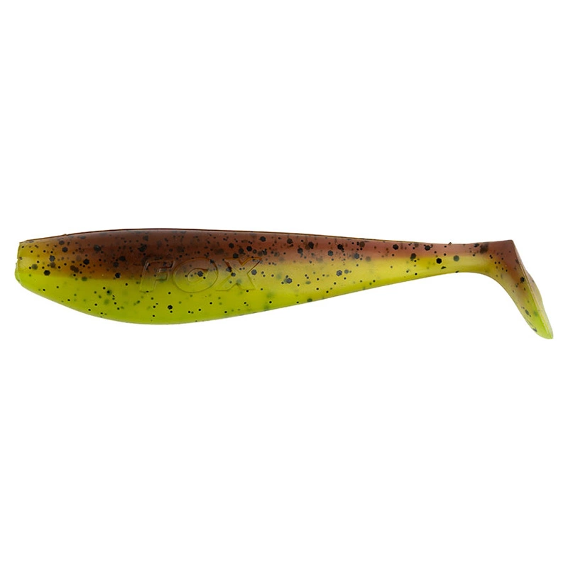 Fox Rage Zander Pro Shad 14cm UV Ultra är en jigg för stora gösar och gäddor. Gösjiggens färg: pumpkin