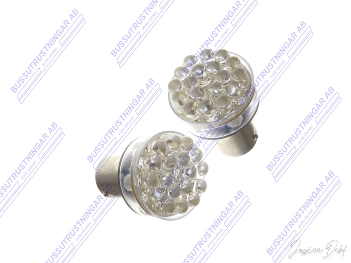 LED glödlampa BA15s 20 watt 24 volt  Vit