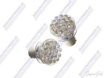 LED glödlampa BA15s 20 watt 24 volt  Vit
