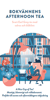 Bokvännens Afternoon Tea : Svart Earl Grey-te med solros och blåklint - Påse 100 gram