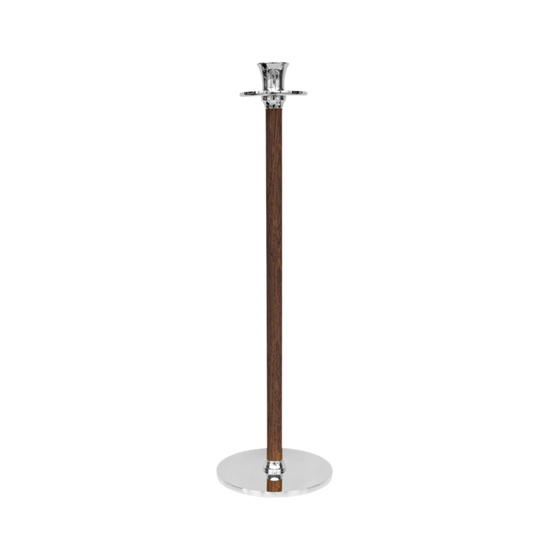  Alto Basso Ljusstake - Nickelplaterad mässing - 2