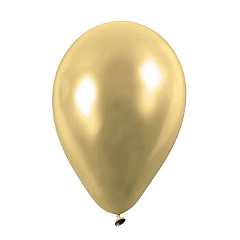 Ballonger rund 23cm guld 8/fp