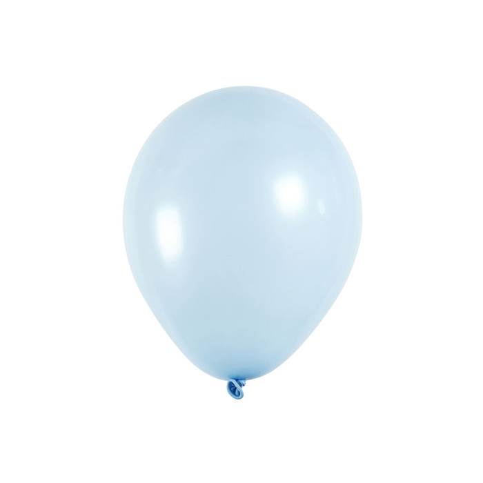 Ballonger rund ljusblå 10/fp